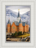 Provo City Center Temple - Snowy Mountains