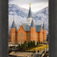 Provo City Center Temple - Snowy Mountains