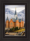 Provo City Center Temple - Snowy Mountains