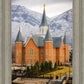 Provo City Center Temple - Snowy Mountains