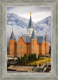 Provo City Center Temple - Snowy Mountains