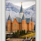 Provo City Center Temple - Snowy Mountains
