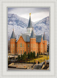 Provo City Center Temple - Snowy Mountains