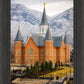 Provo City Center Temple - Snowy Mountains