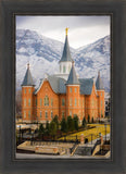 Provo City Center Temple - Snowy Mountains