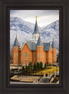 Provo City Center Temple - Snowy Mountains