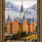 Provo City Center Temple - Snowy Mountains