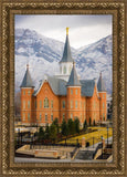 Provo City Center Temple - Snowy Mountains