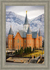 Provo City Center Temple - Snowy Mountains