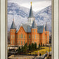 Provo City Center Temple - Snowy Mountains