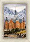 Provo City Center Temple - Snowy Mountains