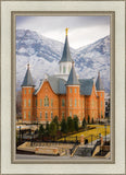 Provo City Center Temple - Snowy Mountains