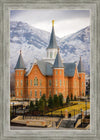 Provo City Center Temple - Snowy Mountains