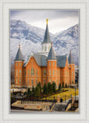 Provo City Center Temple - Snowy Mountains