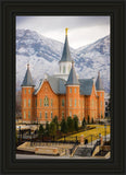 Provo City Center Temple - Snowy Mountains