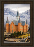 Provo City Center Temple - Snowy Mountains