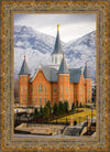 Provo City Center Temple - Snowy Mountains