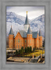 Provo City Center Temple - Snowy Mountains