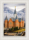 Provo City Center Temple - Snowy Mountains