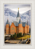 Provo City Center Temple - Snowy Mountains