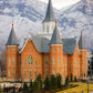 Provo City Center Temple - Snowy Mountains