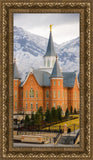 Provo City Center Temple - Snowy Mountains