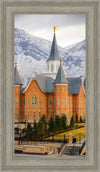 Provo City Center Temple - Snowy Mountains