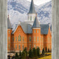 Provo City Center Temple - Snowy Mountains