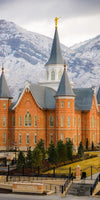 Provo City Center Temple - Snowy Mountains