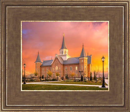 Provo City Center Temple - Fall Sunset
