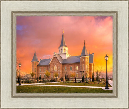 Provo City Center Temple - Fall Sunset