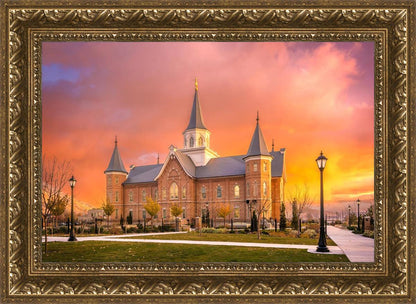 Provo City Center Temple - Fall Sunset
