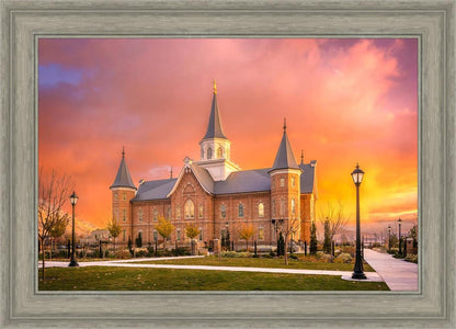 Provo City Center Temple - Fall Sunset