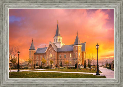 Provo City Center Temple - Fall Sunset
