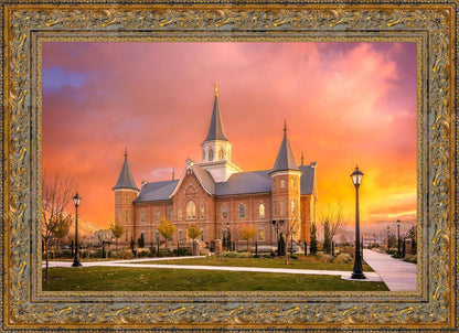 Provo City Center Temple - Fall Sunset