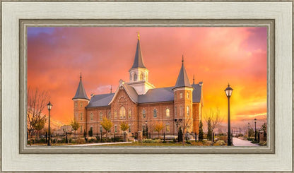 Provo City Center Temple - Fall Sunset