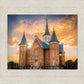 Provo City Center Temple - Golden Sunset
