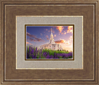 Payson Temple Blooming Lavender