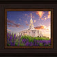 Payson Temple Blooming Lavender