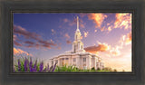 Payson Temple Blooming Lavender