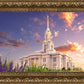 Payson Temple Blooming Lavender