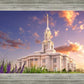 Payson Temple Blooming Lavender