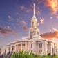 Payson Temple Blooming Lavender