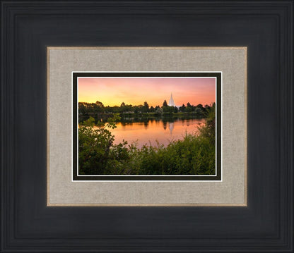 Idaho Falls Temple - Reflective Sunrise