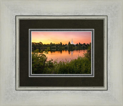 Idaho Falls Temple - Reflective Sunrise