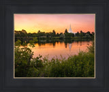 Idaho Falls Temple - Reflective Sunrise