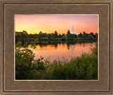 Idaho Falls Temple - Reflective Sunrise