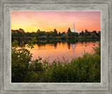 Idaho Falls Temple - Reflective Sunrise