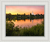 Idaho Falls Temple - Reflective Sunrise