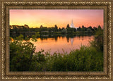 Idaho Falls Temple - Reflective Sunrise